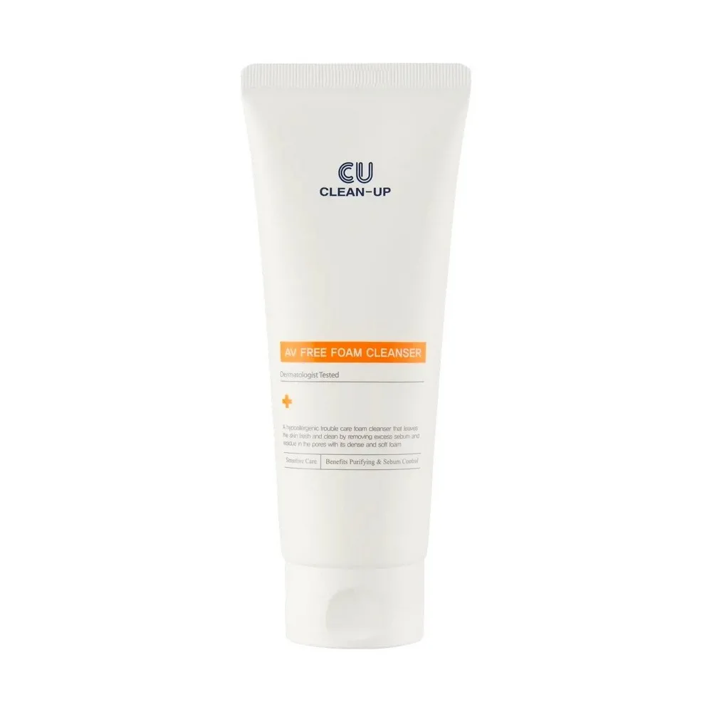 Кремова очищуюча пінка із саліциловою кислотою CU: Clean-Up AV Free Foam Cleanser 150 ml 