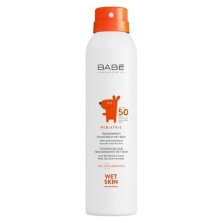 Дитячий сонцезахисний спрей прозорий водостійкий з матуючим ефектом SPF 50+