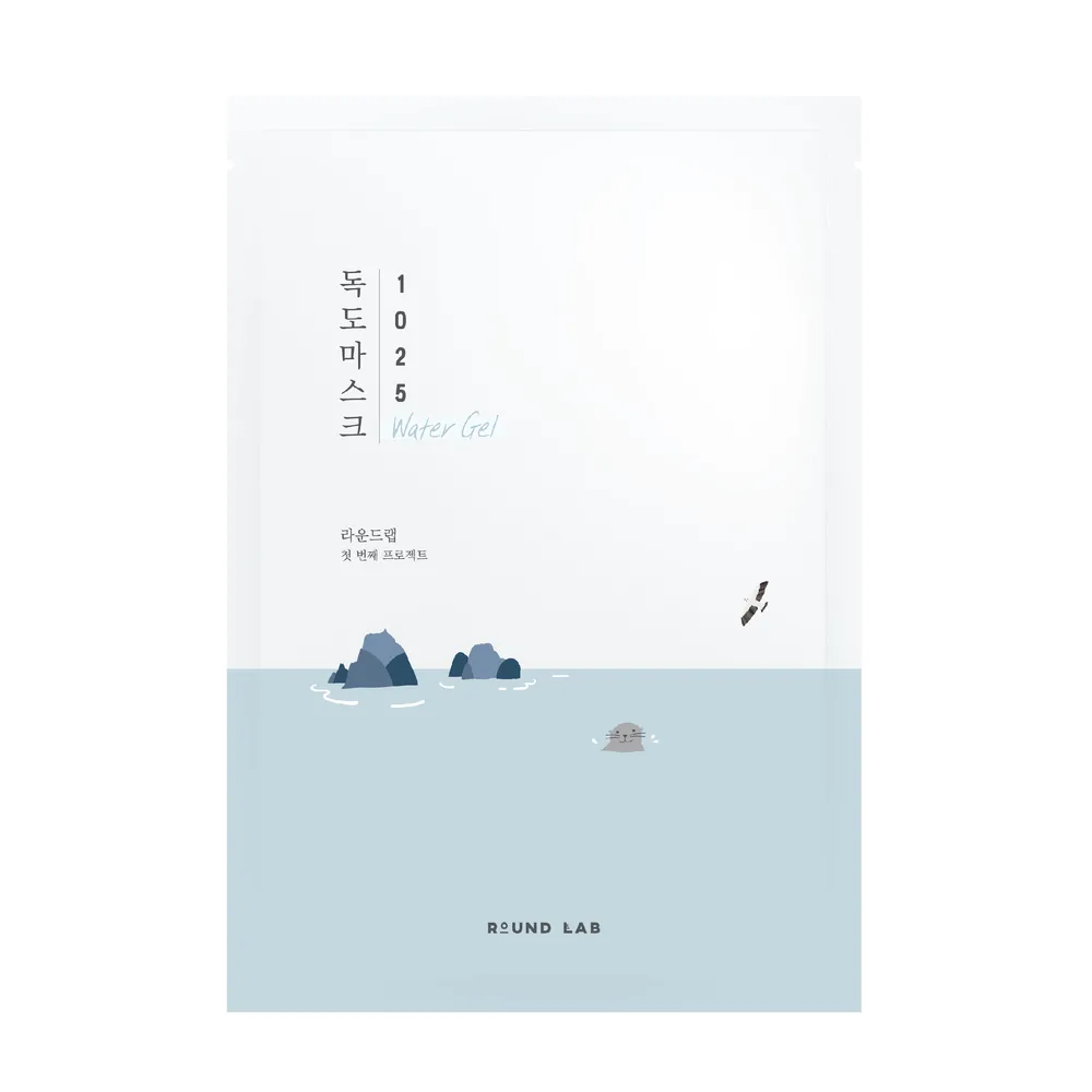 Увлажняющая тканевая маска с морской водой Round Lab 1025 Dokdo Water Gel Mask Sheet 30 ml 